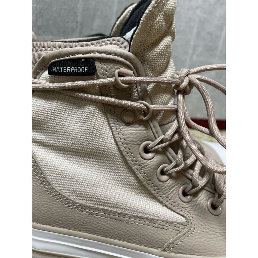 Converse Chuck Taylor Beige & White-Star All Terrain High-Top Sneakers (Unisex) - Picture 9 of 15